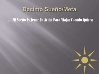  Mi Sueño Es Tener Un Avión Para Viajar Cuando Quiera
 