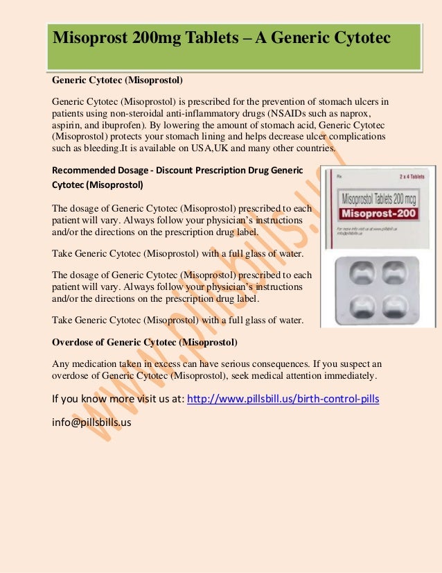 Cytotec Generic Online