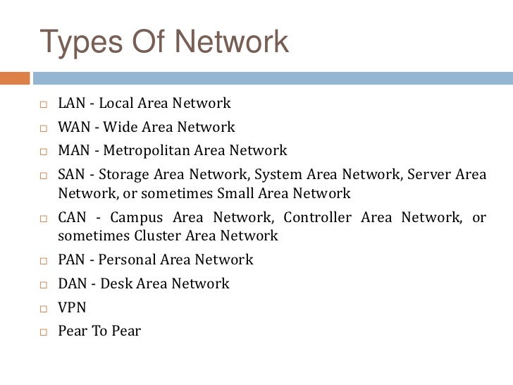 Network And Topology