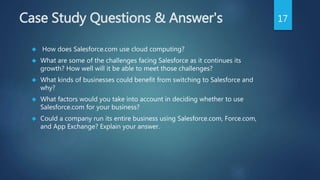 salesforce com case study answers