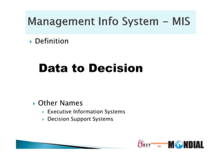 1KEY BI for MIS from Tally