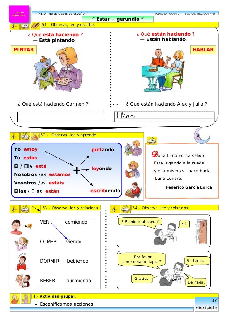 Mis primeras clases de español