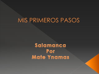 Mis primeros pasos