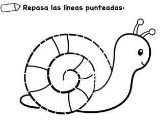 Repasa las líneas punteadas:
 