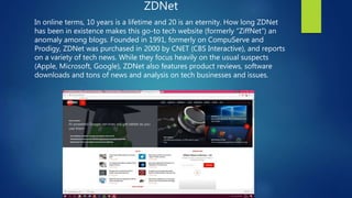 ZDNet
In online terms, 10 years is a lifetime and 20 is an eternity. How long ZDNet
has been in existence makes this go-to...