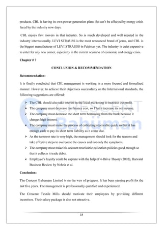 Crescent Bahuman Limited Pindi Bhattian | PDF