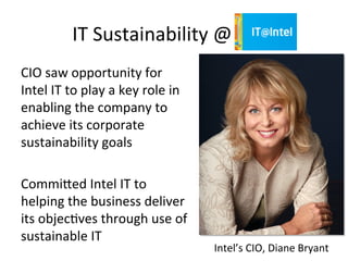 Developing an Sustainable IT Capability: Lessons From Intel's Journey | PPT