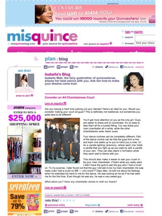 Mis Quince Magazine by SEVENTEEN