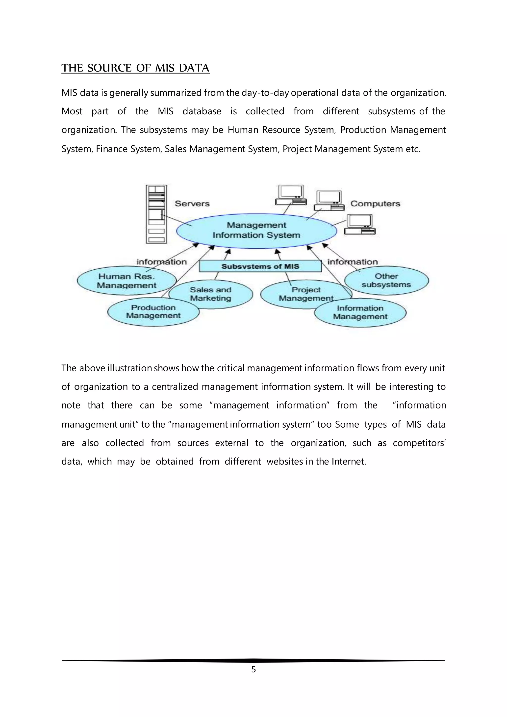 Managment Information System | DOCX | Business | Business and Finance