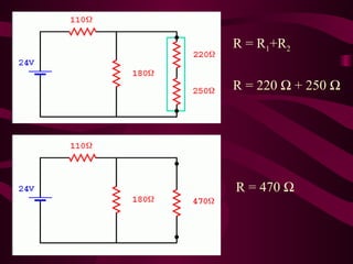 R = 470   R  = R 1 +R 2 R = 220    + 250   