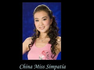 China Miss Simpatía 