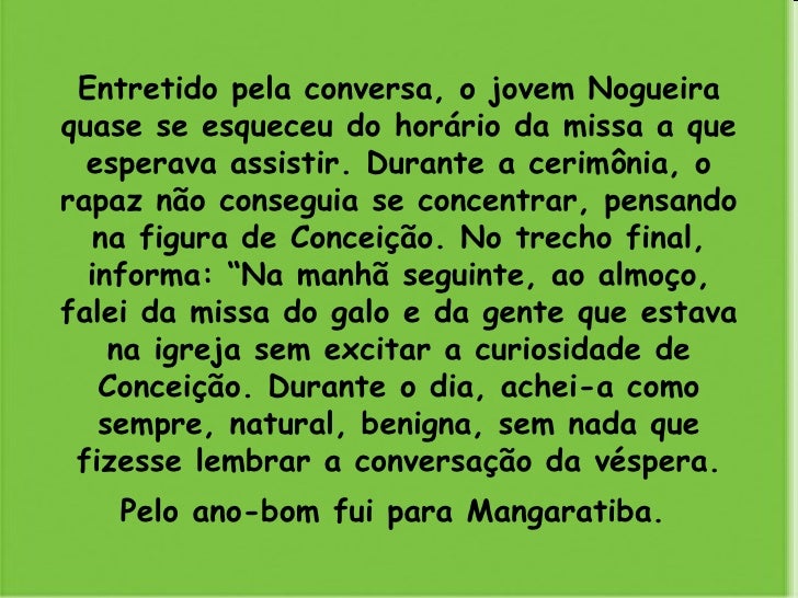 Texto Missa Do Galo Perguntas E Respostas