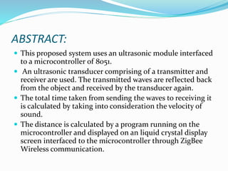 Missile detection and automatic destroy system | PPTX