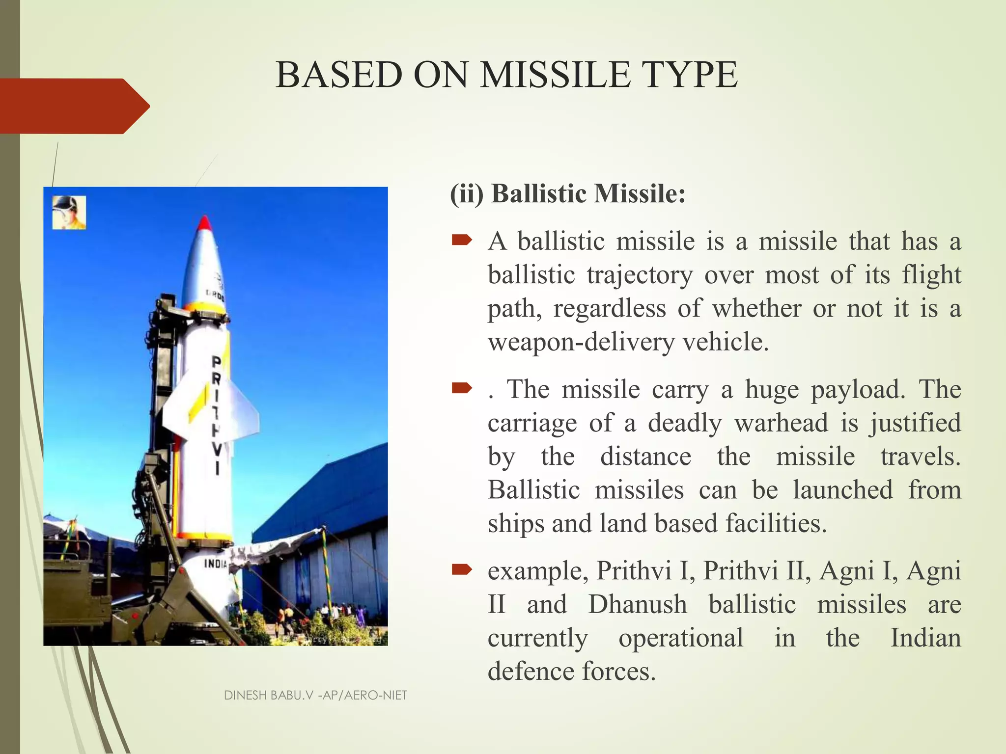Missile Path Classification Missile classification | PDF