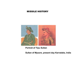 Portrait of Tipu Sultan  Sultan of Mysore, present day Karnataka, India   