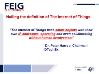 IoT depends on wide variety of technologies 
 