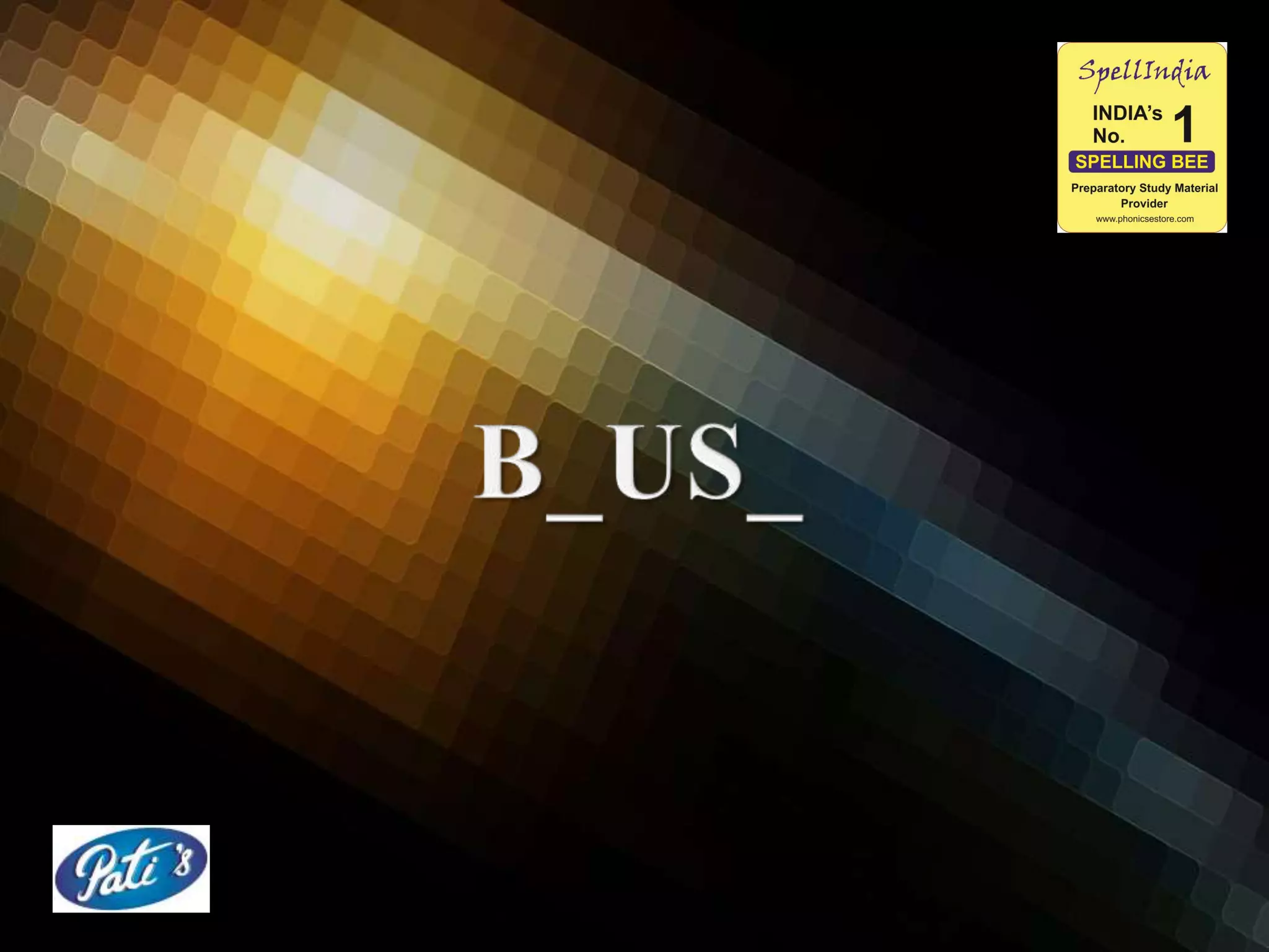 Missing Letters - TESTS by Debashis Pati ... a Spell india initiative