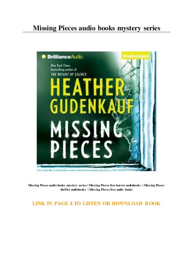 Missing Pieces Audio Books Mystery Series