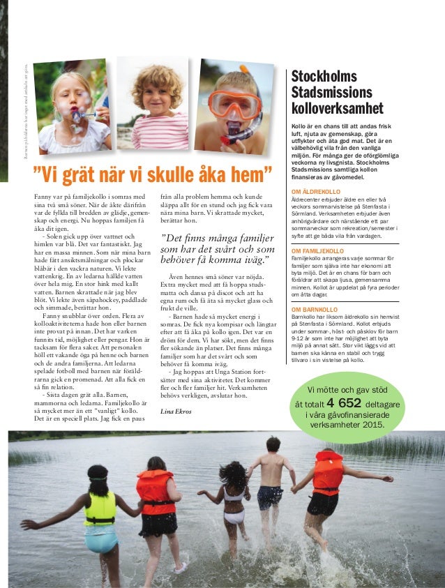 Vår tidning Mission Sommaren 2016