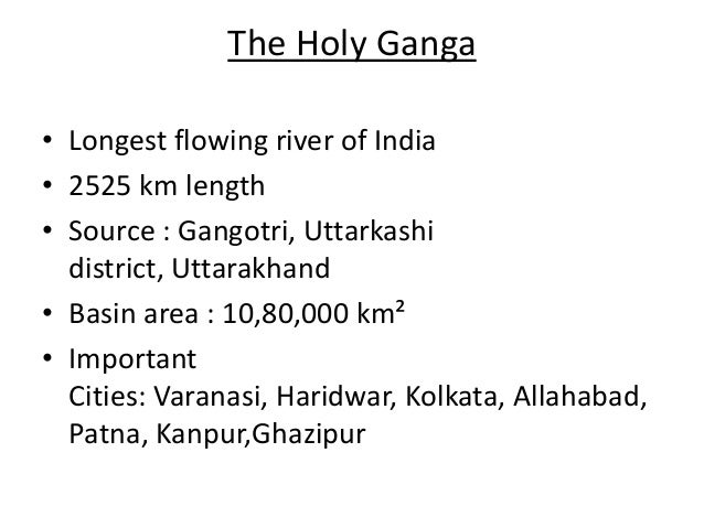 Nirmal ganga essay