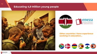 10
Educating 4,9 Million young people
Other countries I have experience
working in education...