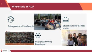 Why study at ALU
5