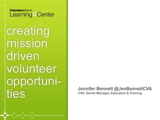 Jennifer Bennett @JenBennettCVA
CVA, Senior Manager, Education & Training
 