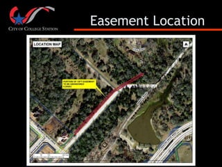 Easement Location
 