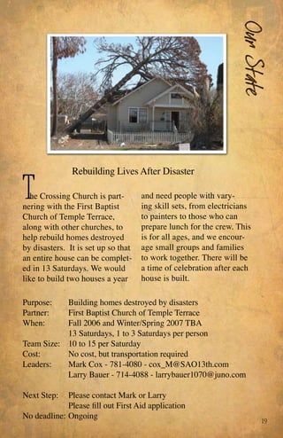 Missions Guide Booklet