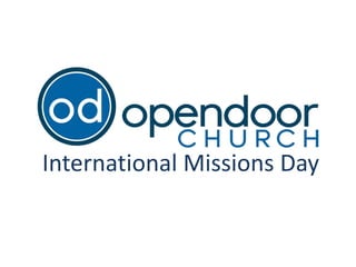 International Missions Day
 
