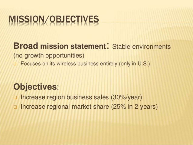 verizon mission statement