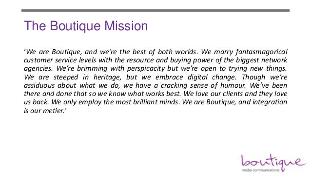 Making the most of your mission statement