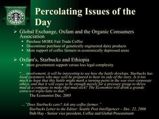 Mission, strategy, and ethics at starbucks v2 | PPT
