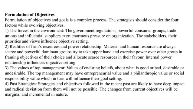 Mission Vision Objective Goal | PPT