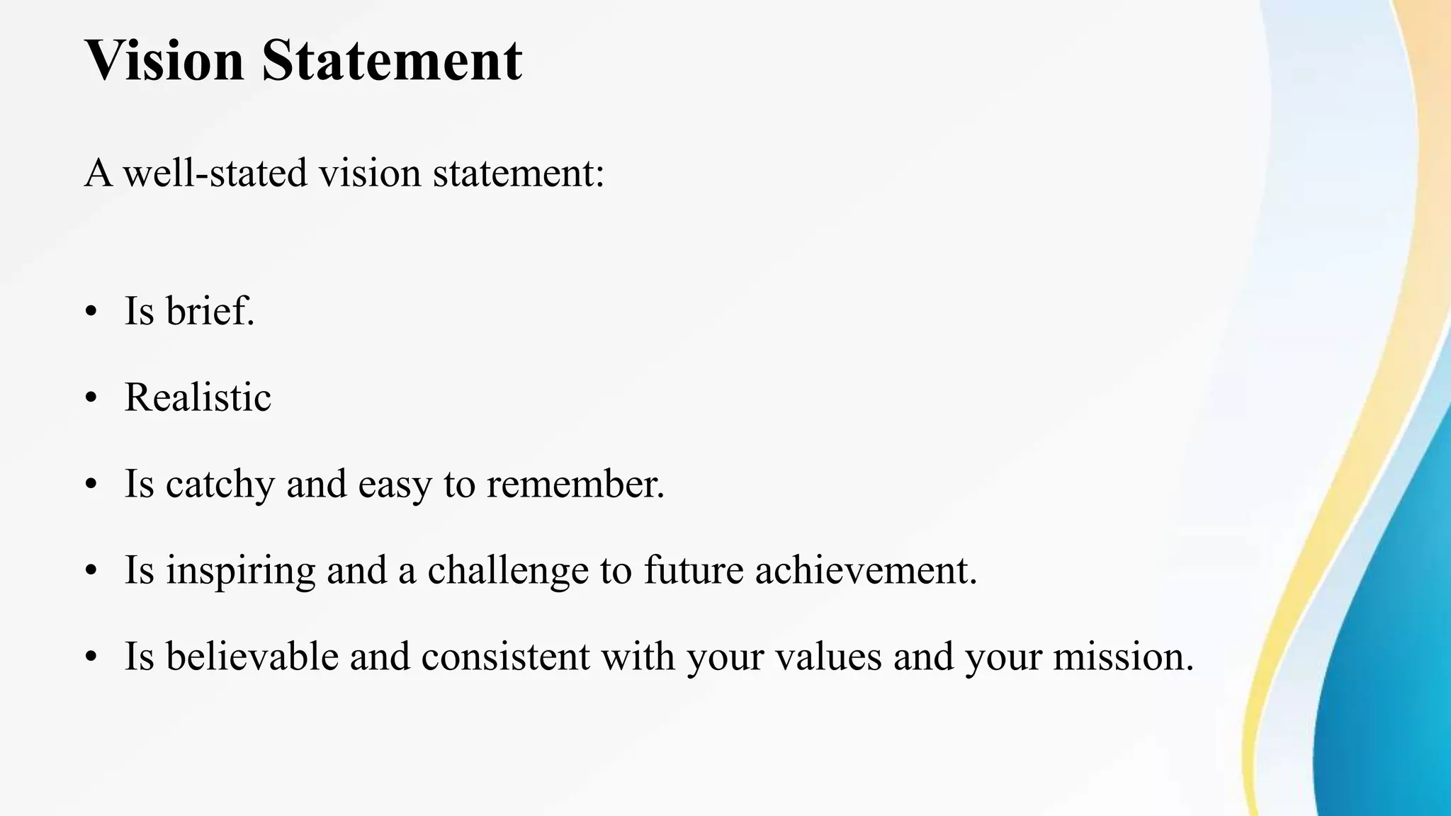 Mission vs vision statement | PPTX