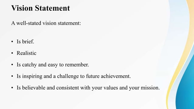 Mission vs vision statement | PPTX