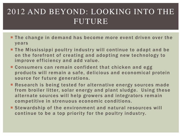 History of the Mississippi Poultry Industry