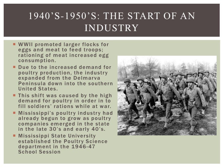 History of the Mississippi Poultry Industry