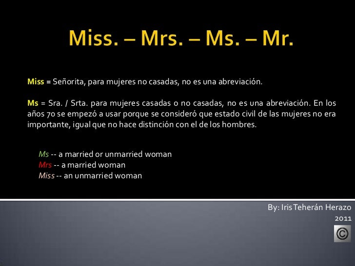 difference between mrs ms