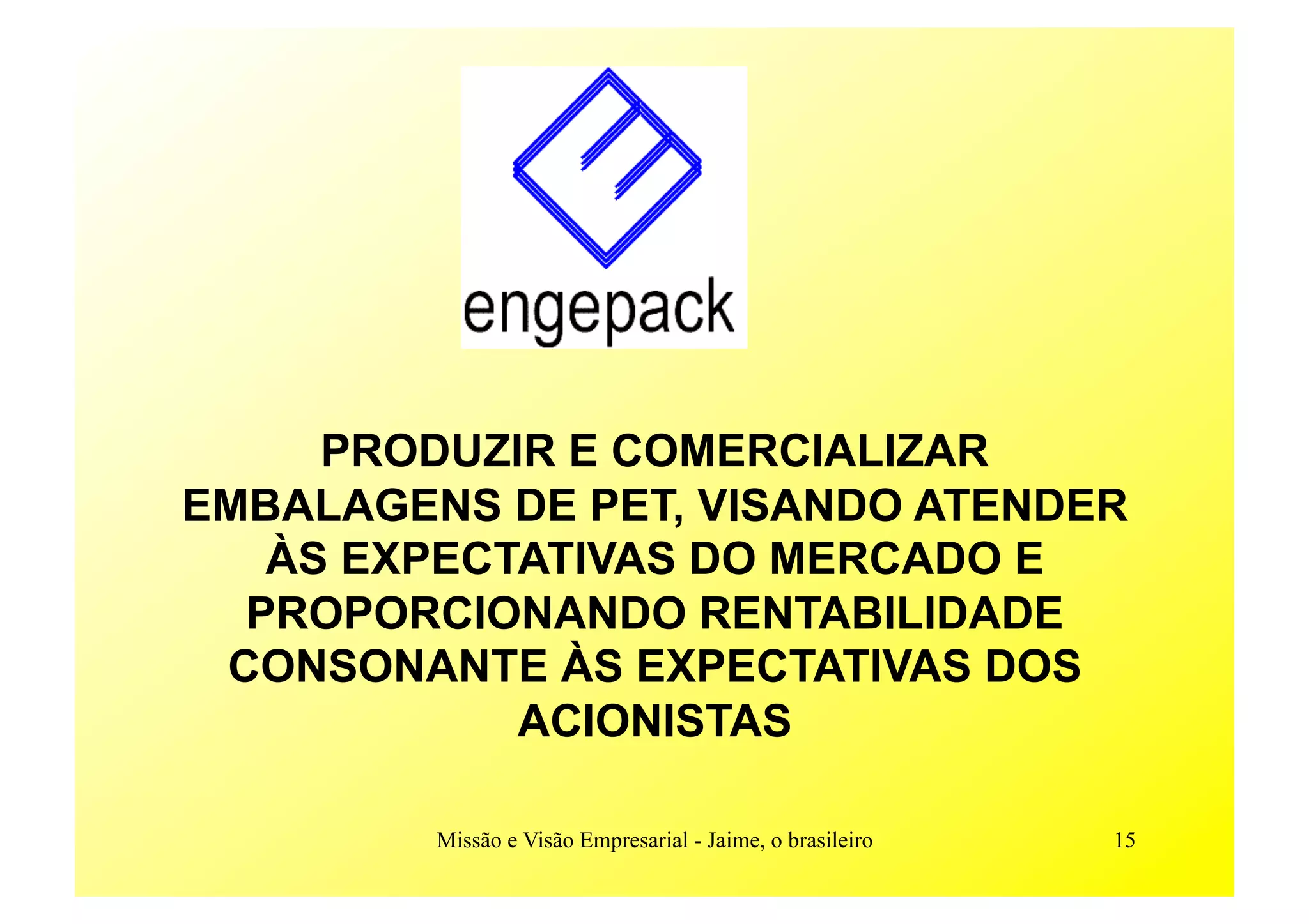 MissãO E VisãO Empresarial