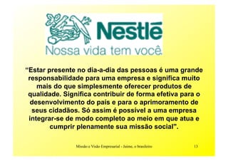 MissãO E VisãO Empresarial