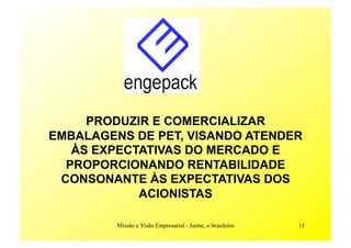 MissãO E VisãO Empresarial