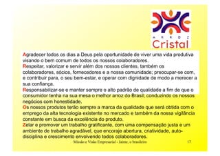 MissãO E VisãO Empresarial