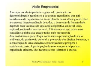 MissãO E VisãO Empresarial