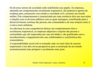 MissãO E VisãO Empresarial