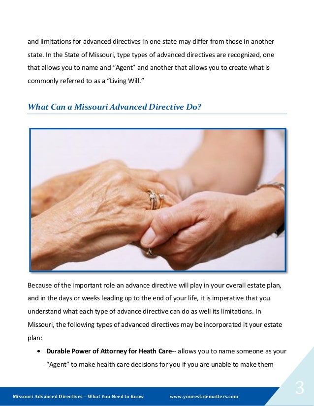 Missouri Advanced Directives What You Need to Know
