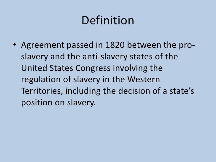 define a great compromise define all the amazing compromise