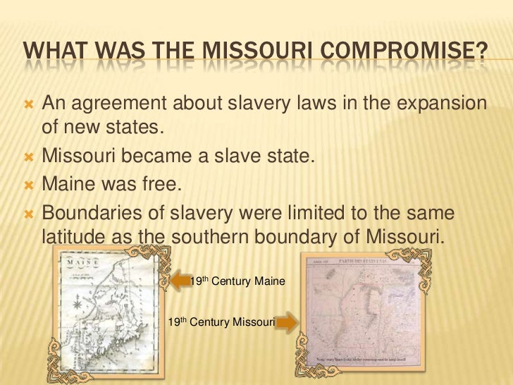 Missouri compromise