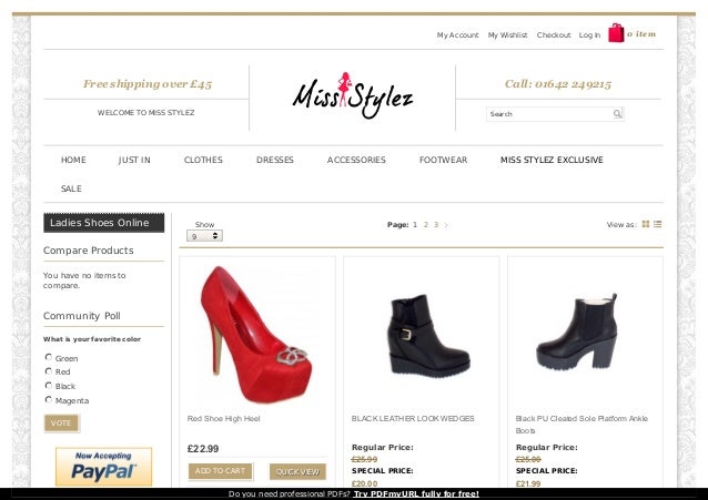 stylish shoes online