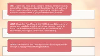 Minimally invasive surgical techniques in periodontics | PPTX